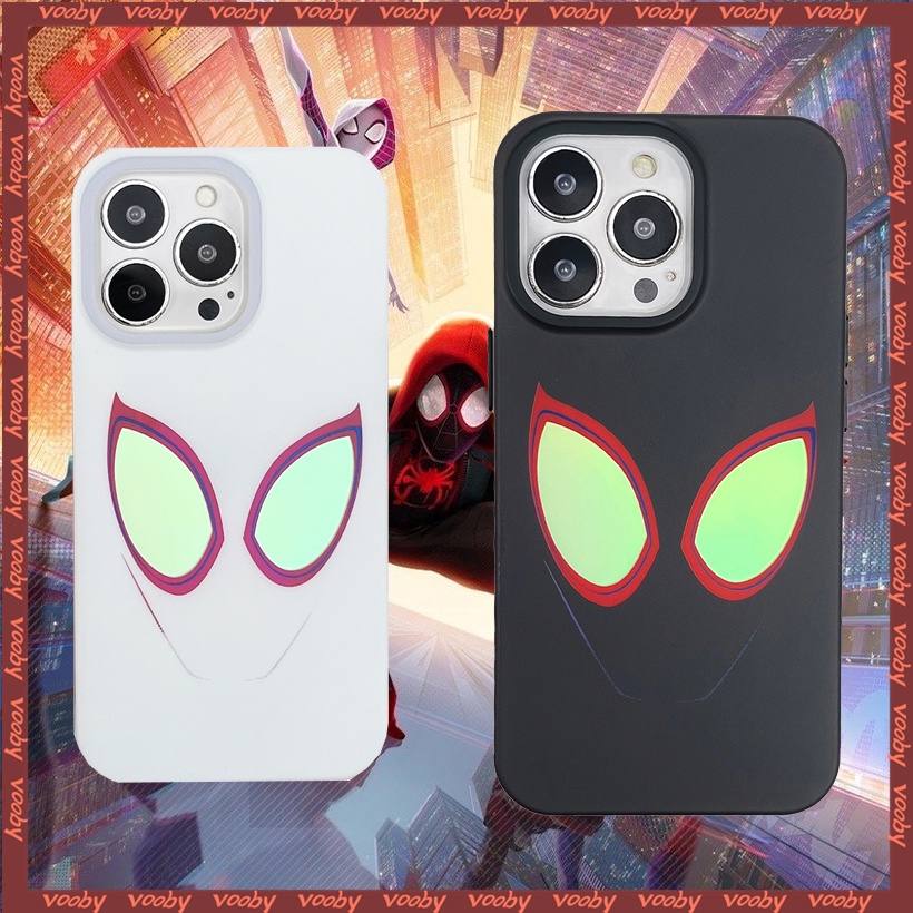Cartoon cute Street fashion Spider-Man Double layer coating plating lucency Couples Soft Phone Case Suitable for IPhone15 15Pro 15ProMax 14ProMax 14 14Pro 13 13Pro 13PM 12 12Pro 11