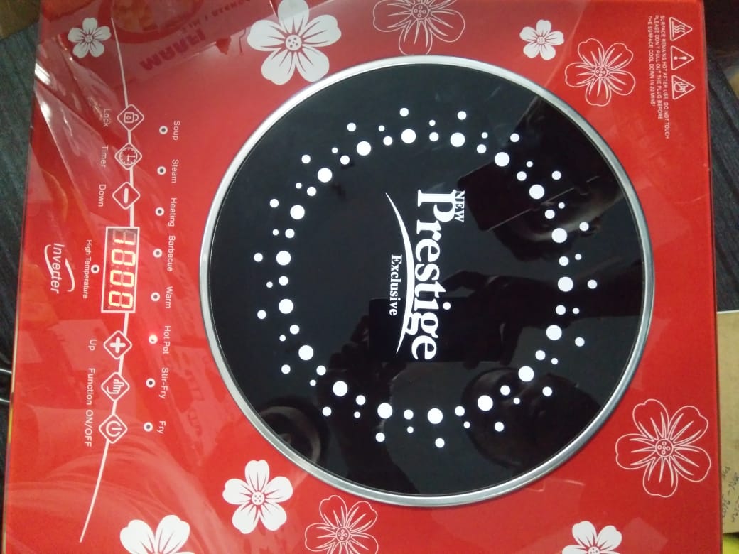 Prestige 2200 Watts Infrared Cooker Use Any Pot Digital Display. 