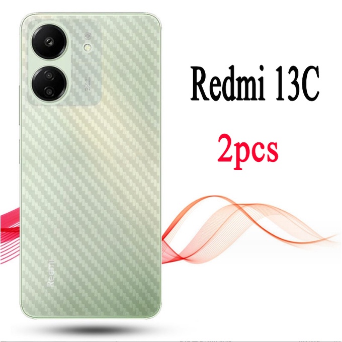 Redmi 13C Carbon Back Film for Redmi 12C 10C Carbon Fiber Rear Sticker Carbon Fiber Protective Film