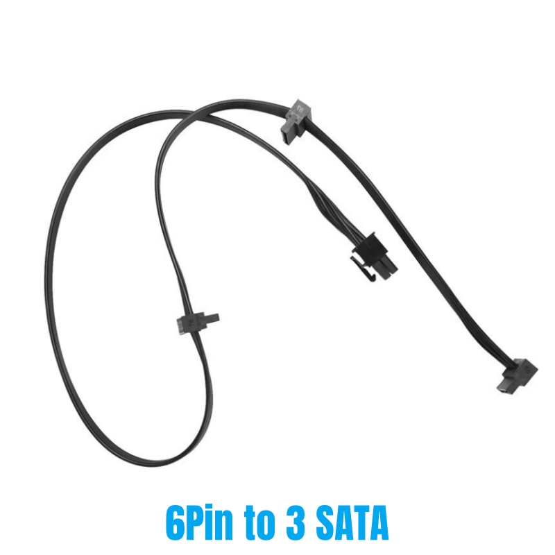 Original XFX Pro Modular Cables PCIe 8Pin GPU VGA, EPS 12V CPU, SATA IDE 4Pin HDD SSD Fan Power for XFX Pro 1000W 850W 750W 650W. 