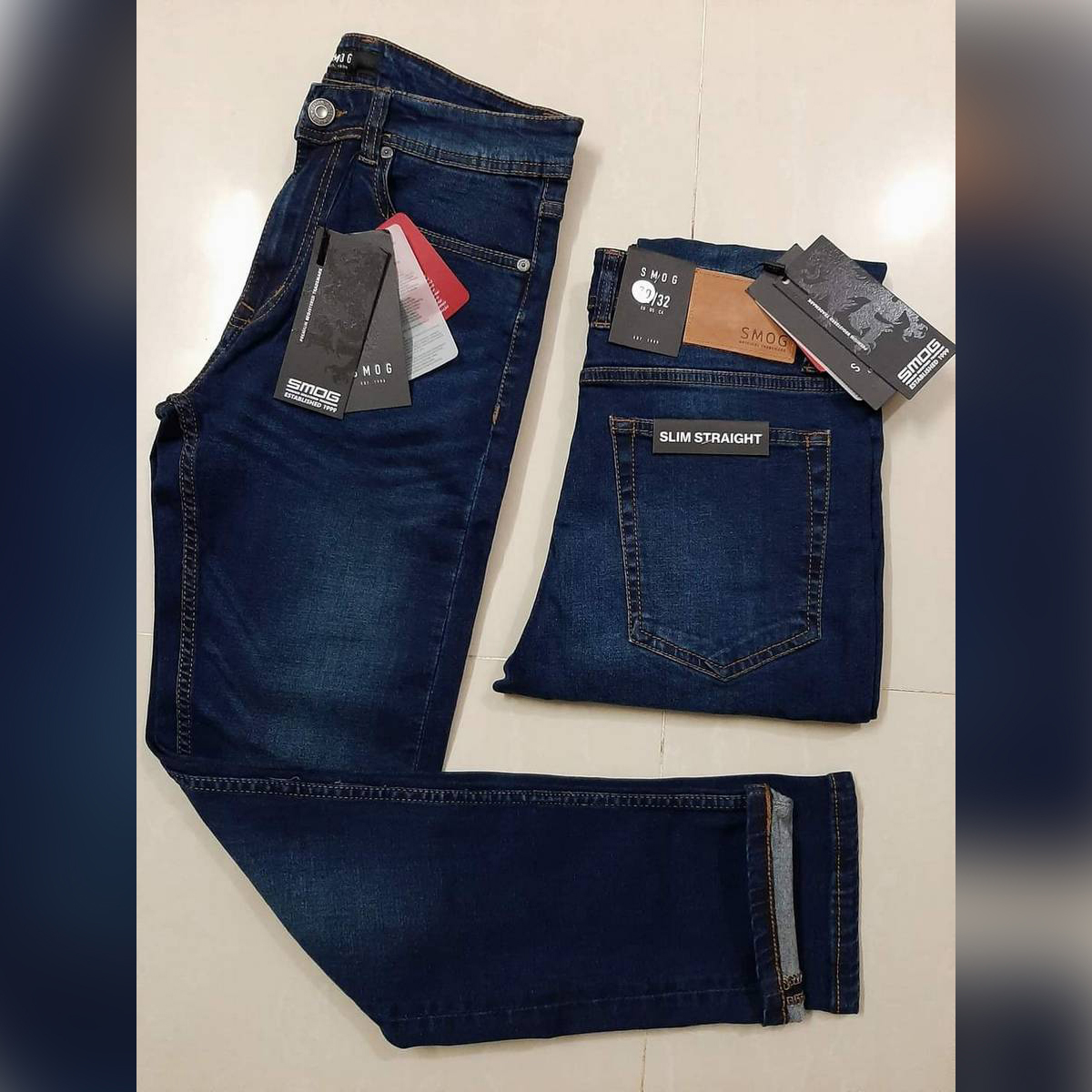 Deep Denim Jeans Pant For Men 