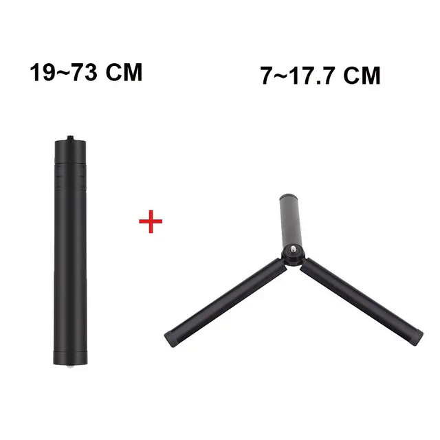 Extension Pole Selfie Stick for DJI OM 5 Pocket 3 Osmo Mobile 5 4 3 Folding Tripod Mount Handheld Gimbal Stabilizer Accessories. 