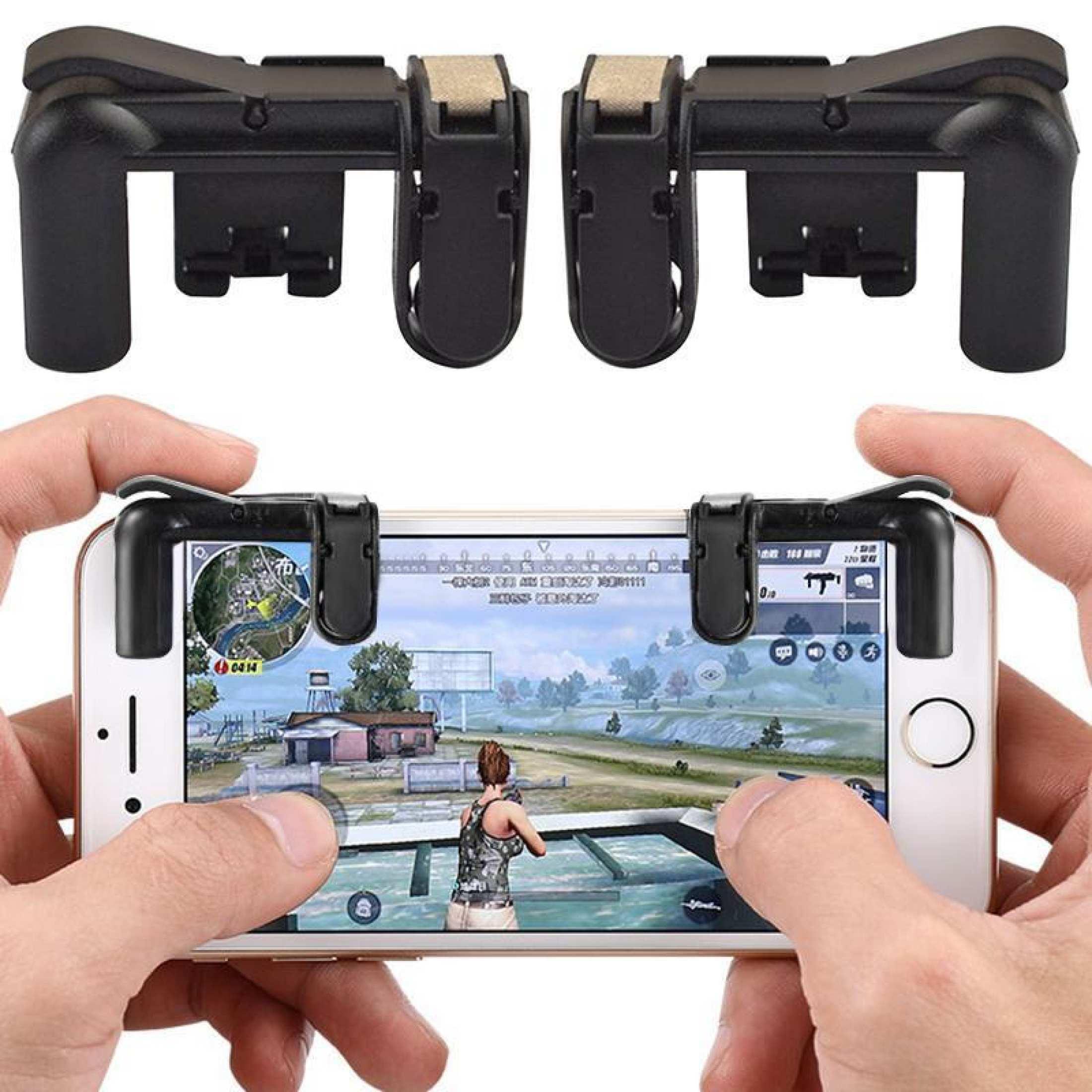 Gaming Controller Accessories In Bangladesh At Best Price Daraz Com Bd - game trigger button transparent metal controll for pubg mobile gamed controller left right controller black