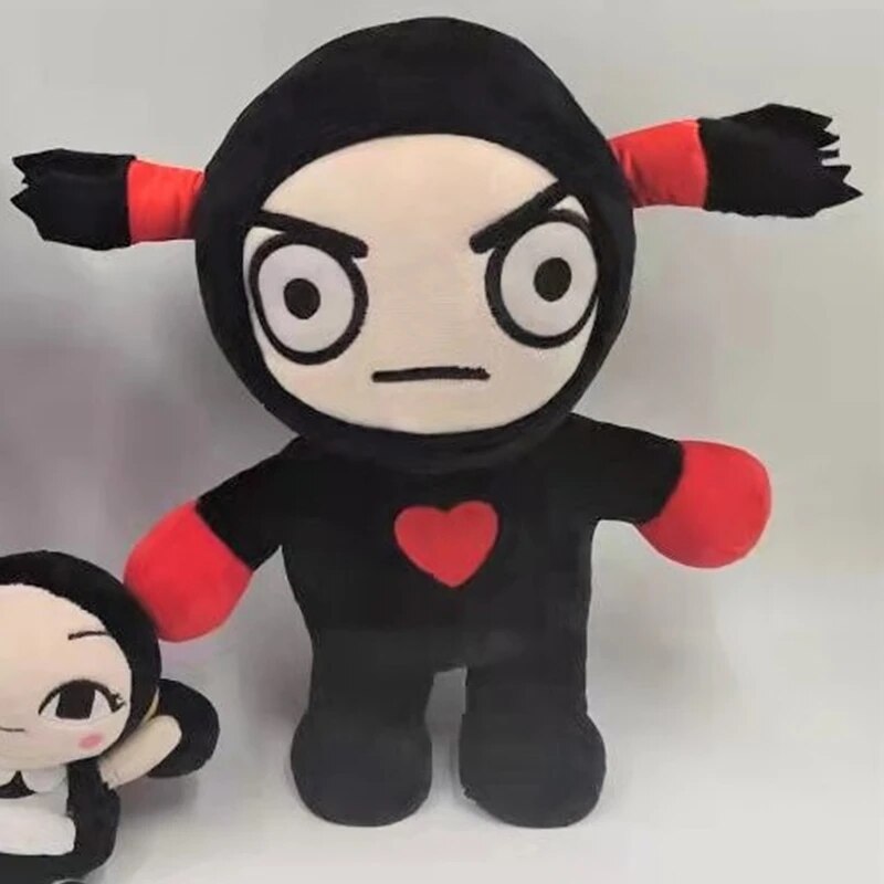 Kawaii Pucca and Garu Plush Toy Chinese Style Doll Stuffed Figure Sleeping Pillow Plushies Wedding Couple Girl Birthday Gift Kid. 