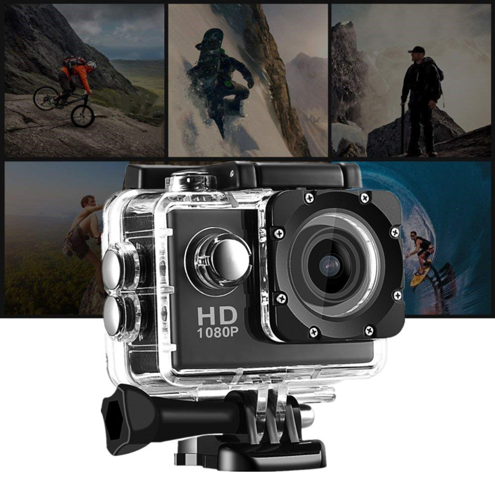 【Funny Bunny Toy Store】Waterproof 12MP HD 1080P Action Camera Mini DV Camera (No memory card)