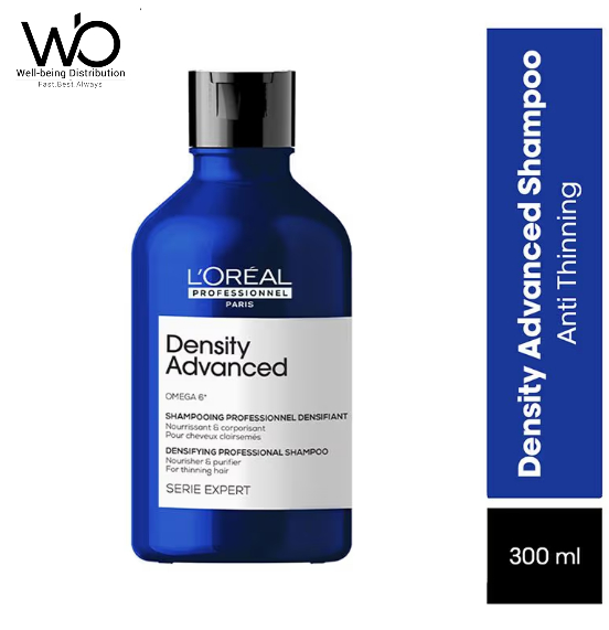 Loreal Professionnel Scalp Advanced Shampoo 300ml Density Advanced For Thinning Hair With Omega 6 (International). 