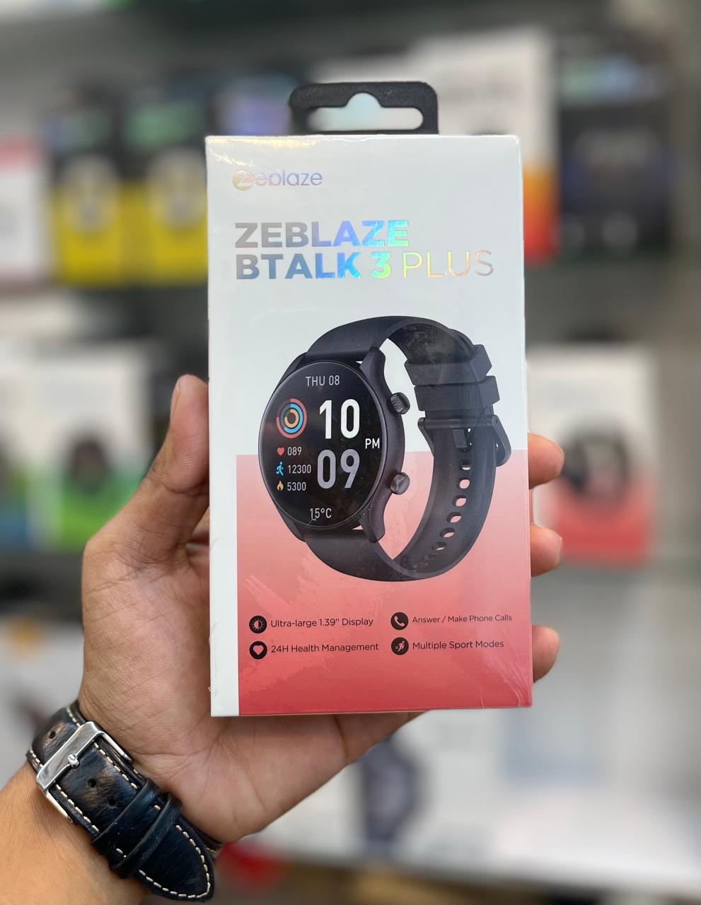 Zeblaze Btalk 3 Plus Voice Calling Smart Watch 1.39'' Large HD Color Display Fitness Tracking Smartwatch for Men and Ladies. 