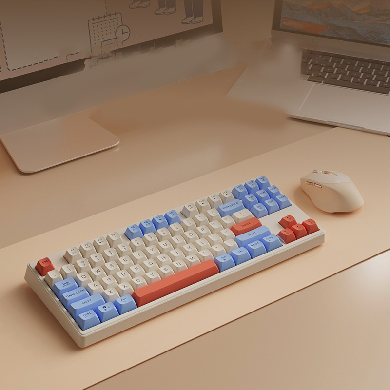 Gaming Mechanical Feel Keyboard Glows Wireless USB Desktop PC/Notebook Available Sunlight Mall