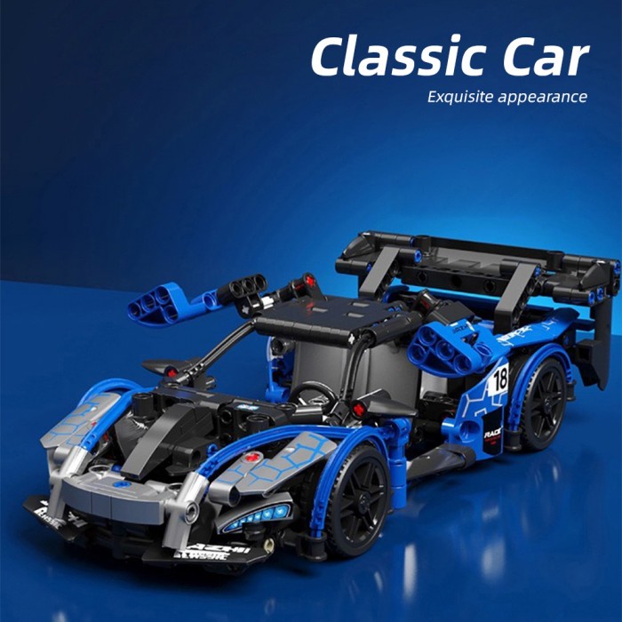 491 Pcs Technic McLaren Senna GTR Toy Car Lego Model Building Kit Build and Display an Authentic McLaren Supercar. 