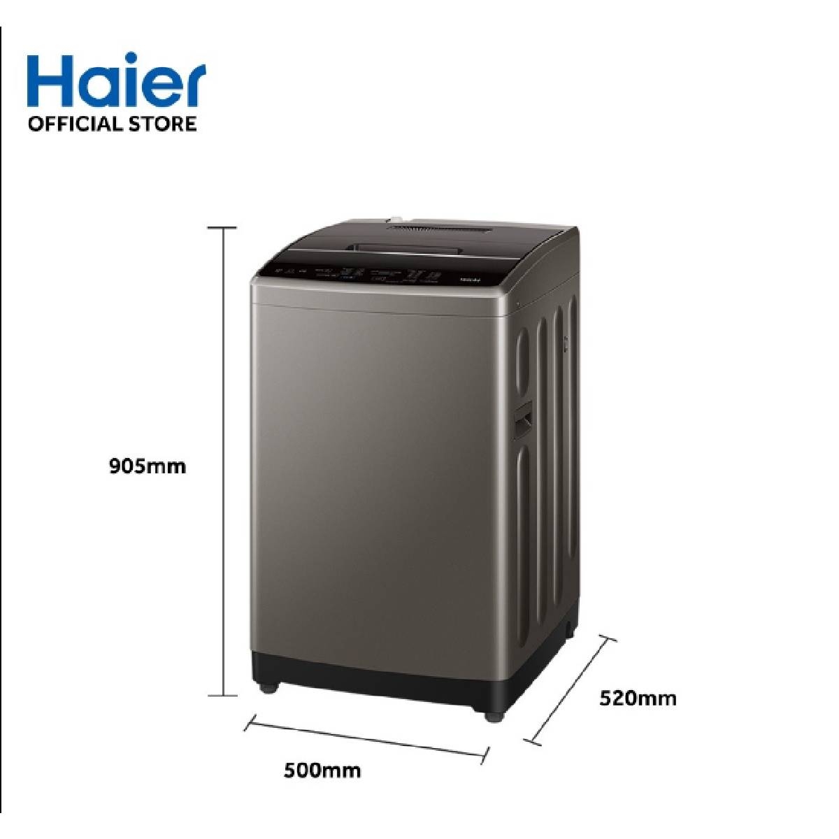 Haier 7kg Top Load Automatic Washing Machine with Official Warranty. 