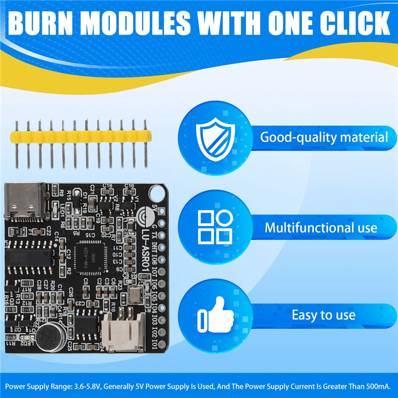 LU-ASR01 Intelligent Speech Recognition Module. 