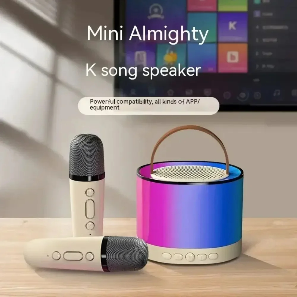 Xiaomi K52 Wireless Bluetooth Speaker Multifunction Dual microphone Portable Music Player Karaoke Machine for Child Home Party. 
