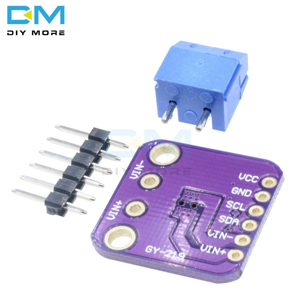 【happy one】INA219B GY-219 Bi-Direction Power Supply Breakout Sensor Module Board Arduino DIY KIT 1% Precision I2C 7-Bit 26V. 