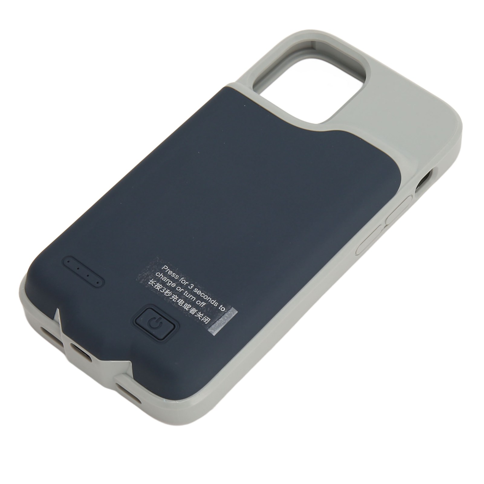 Battery Case for IPhone 12 Mini Ultra Thin Silicone 5200mAh Portable Rechargeable Protective Extended Battery Charging Case for Travel Blue