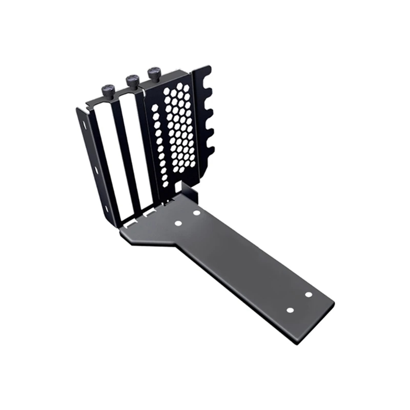 Universal Vertical GPU Holder Riser ATX Matx Case VGA Graphics Card Steering Bracket for 3090, 4090 Graphics Cards Black. 