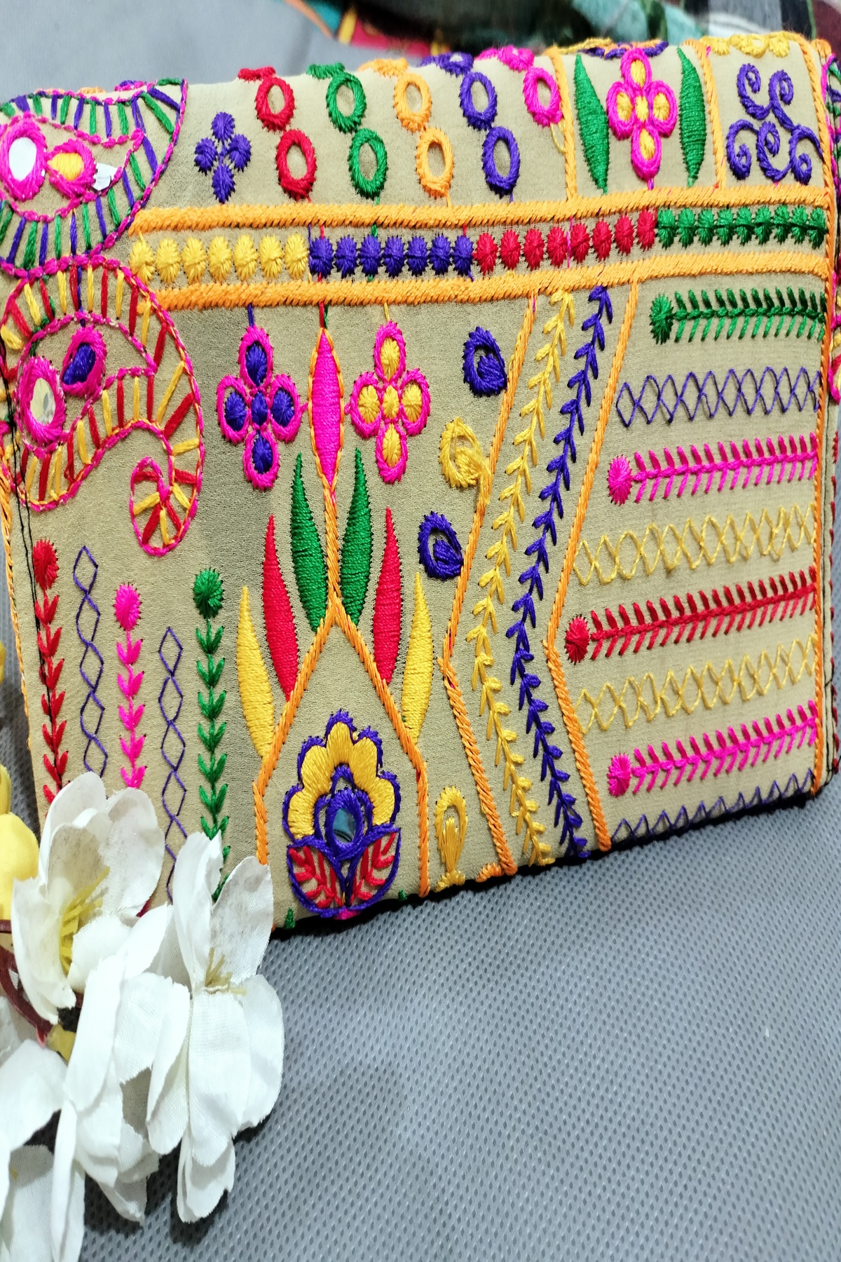 New Nokshi design hand stitch pars bag for woman. 
