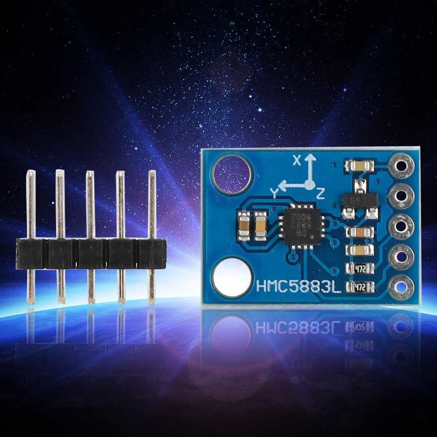 Sensor Module HMC5883L Calibration-Free Electronic Compass Triaxial Magnetic Field. 