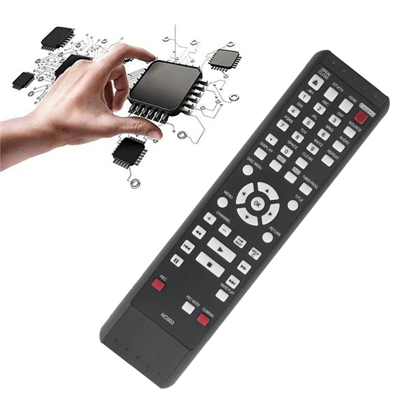 NC003UD NC003 Replacement Remote for Magnavox HDD DVD Recorder MDR535H/F7 MDR557H MDR515H MDR515H/F7 MDR557H/F7. 
