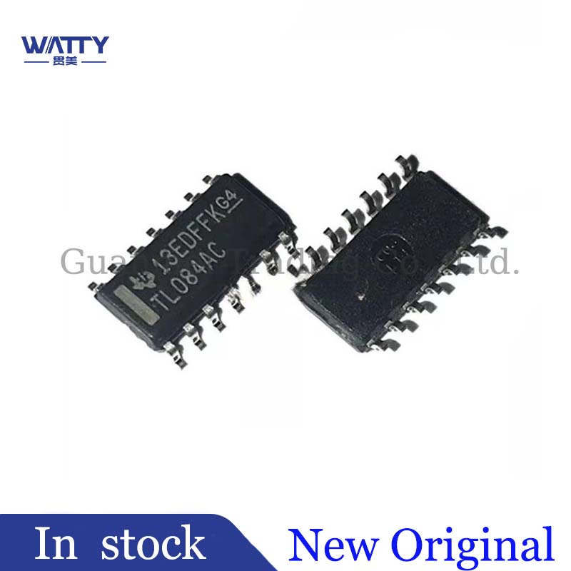 5Pcs/Lot TL084ACDR TL084AC TL084 SOP14 chip mounted operational amplifier chip. 