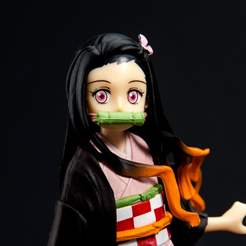 【GlobalGlamour】New 1 Demon layer Kamado Nezuko Action Figure Table Decor Handmade Kid Toy. 