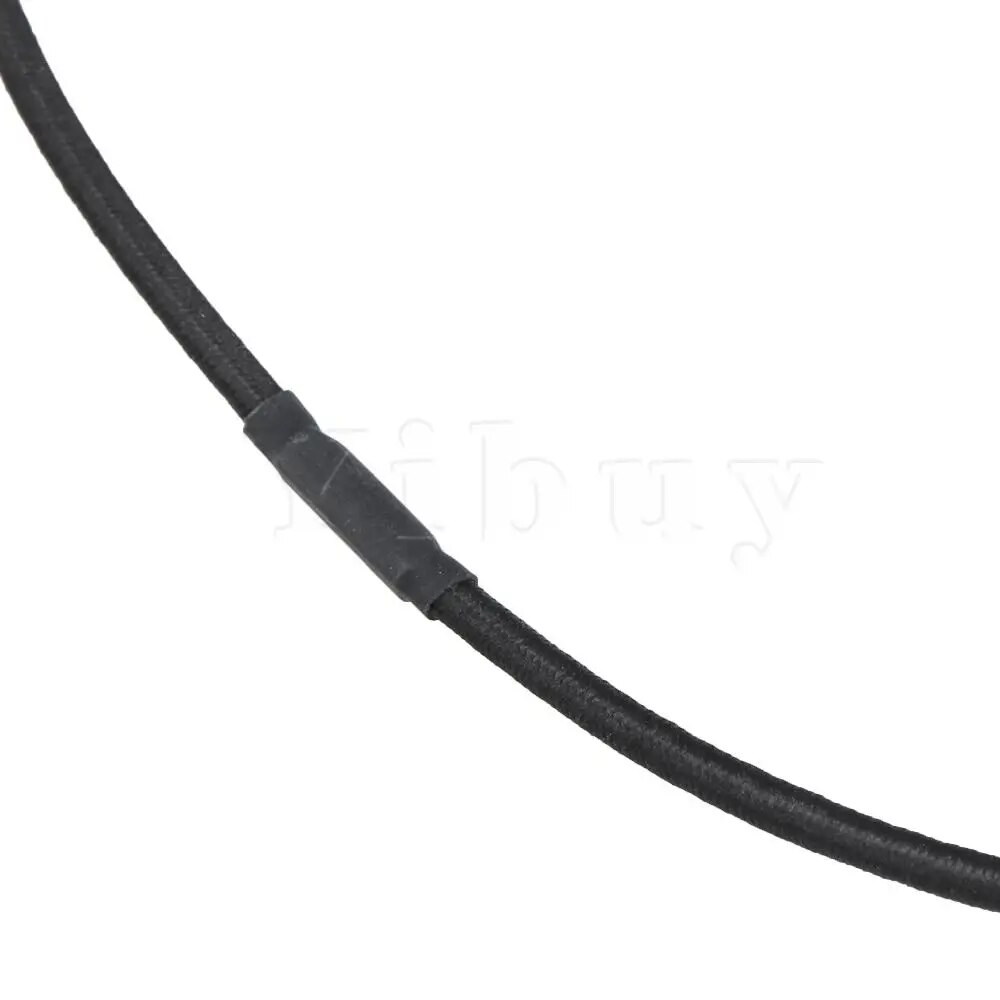 Yibuy 5pcs Black Large Round Elastic Band for Audio Microphone Shock Mount.