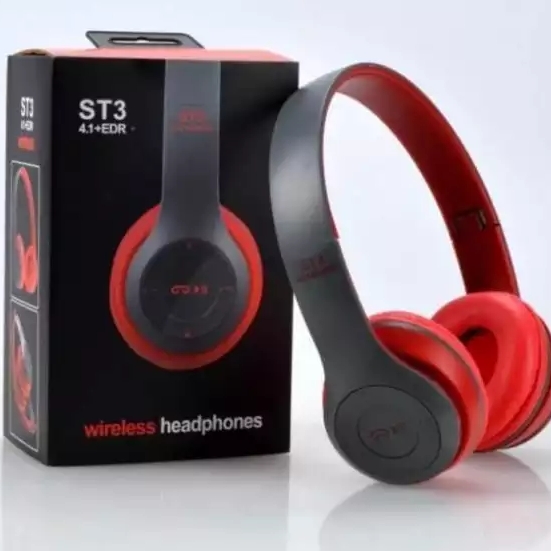 P47 WIRELESS HEADPHONE- RED: Buy Online 