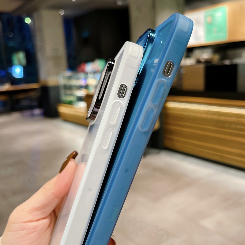 For Redmi Note 13 Pro 4G Case Camera Protection Semi Transparent Soft Silicone Shockproof with Lens Protector Films for Redmi Note 13 Pro 4G Back Cover. 