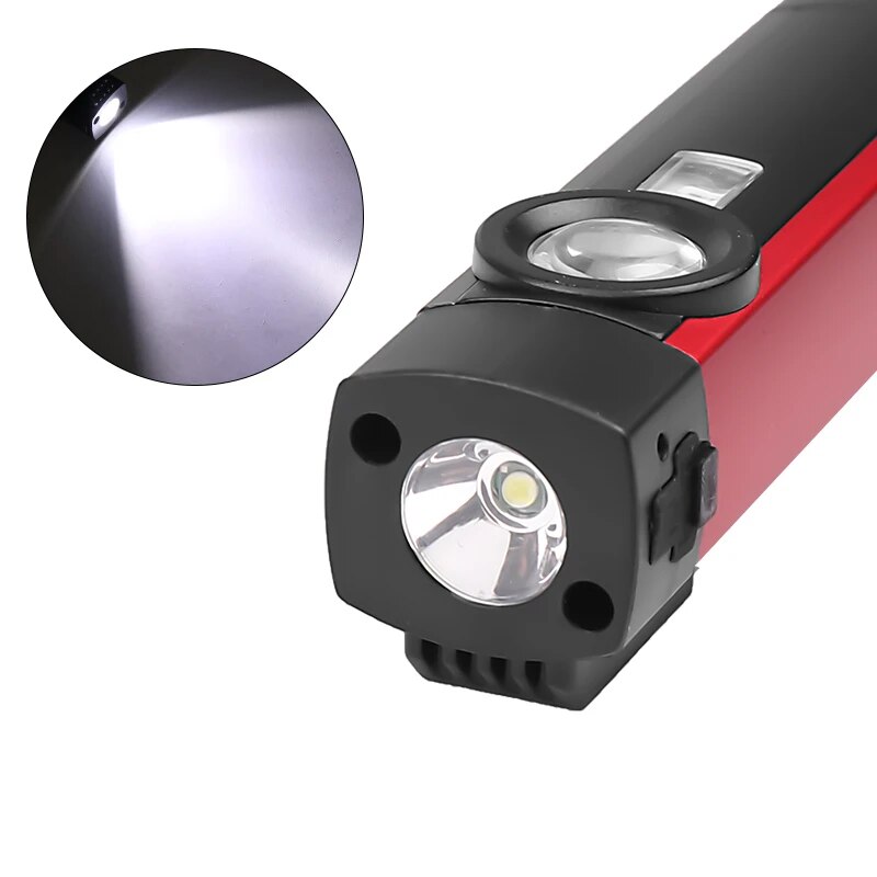 ZK20 Dropshipping COB XPE LED Flashlight Portable working torch UV black light 4 modes with magnet build-in battery lanterna. 