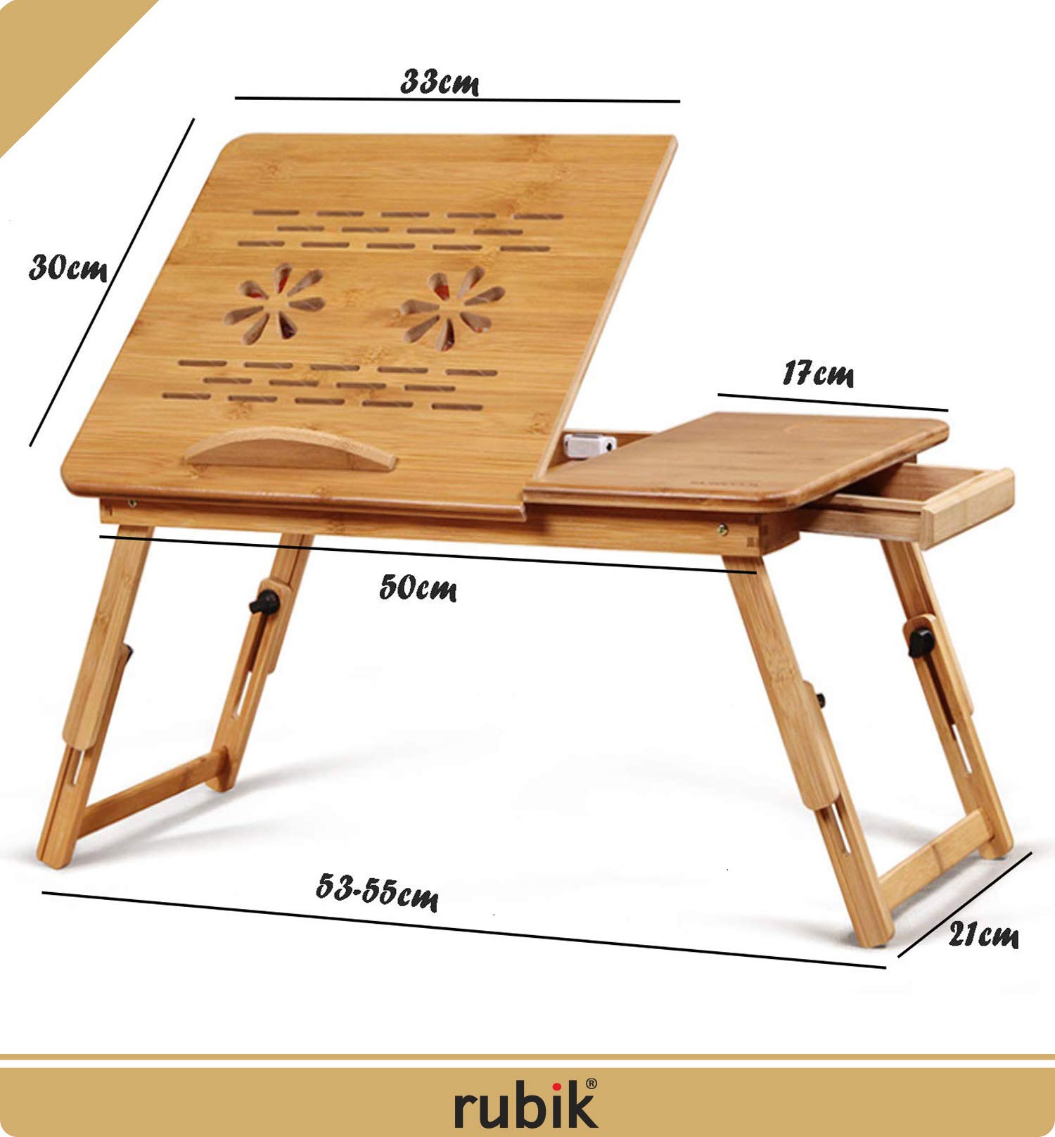 bamboo wood laptop table