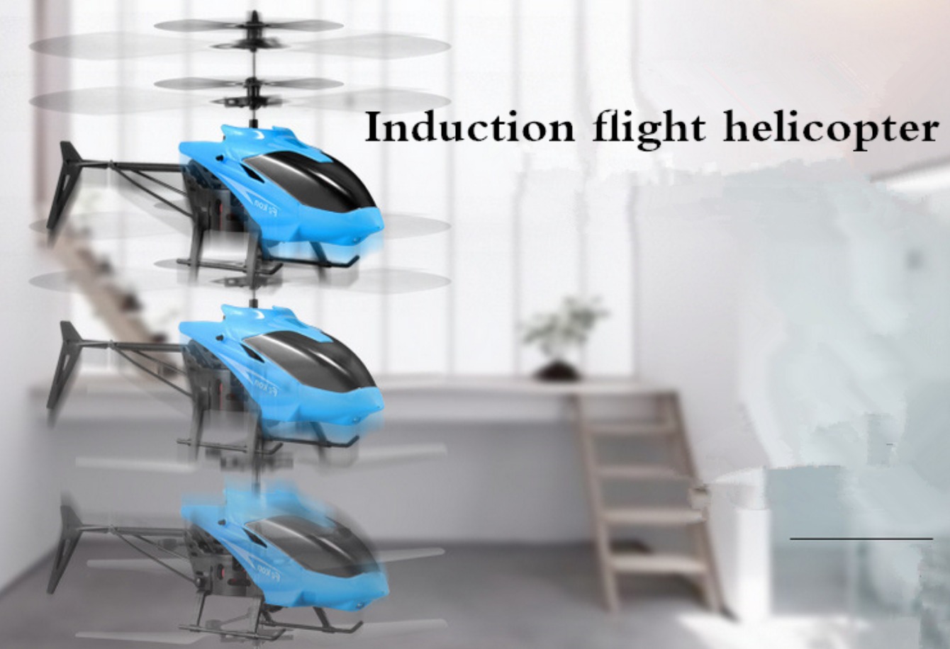 Helicopter Sensor Remote Control Helicopter-Mini Flying Hand Sensor Helicopter Aircraft Suspension Induction LED Light Kids Toy Gift. 