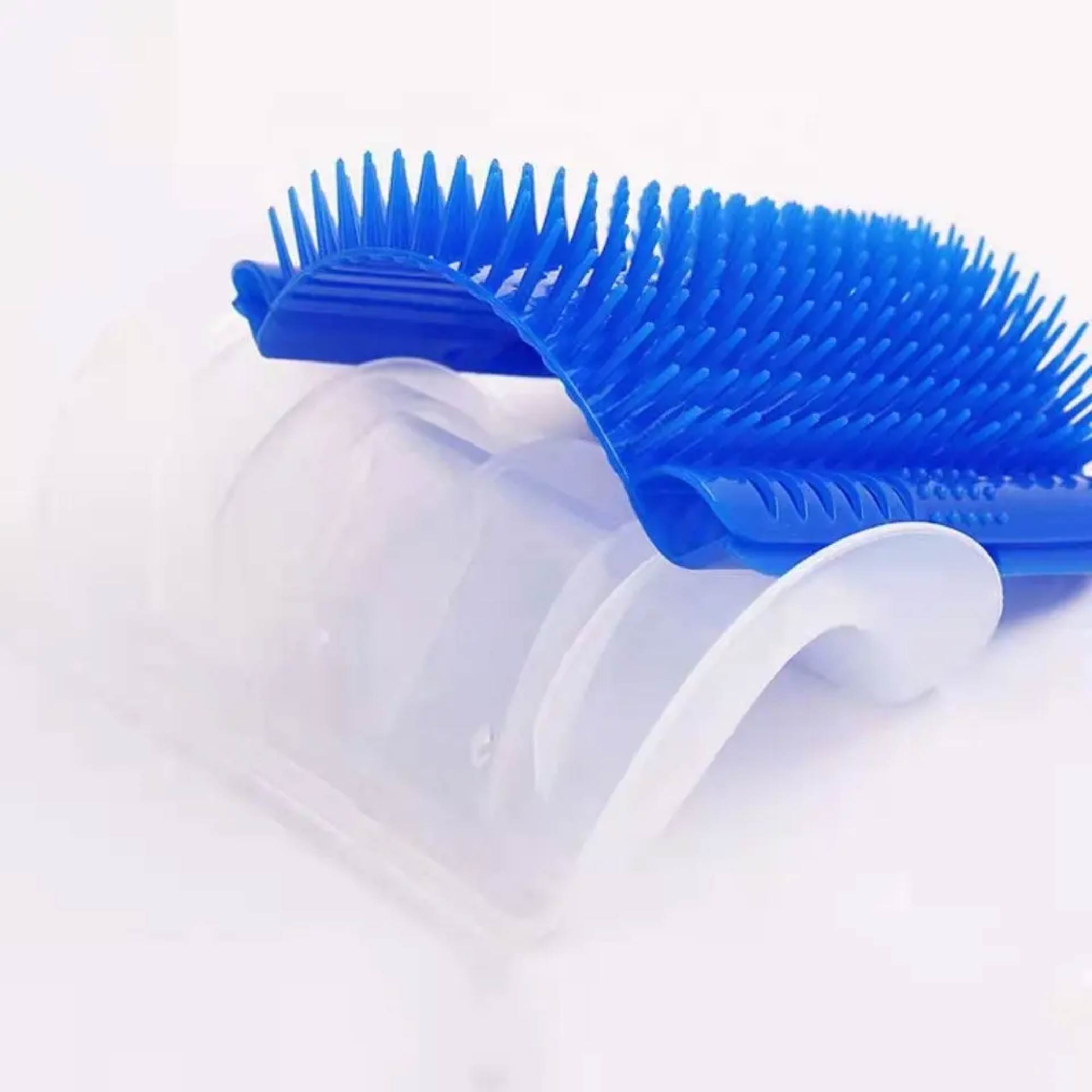 Catit Self Groomer with Catnip Wall Corner Groomers Soft Grooming Brush Massage Combs for Cat With Catnip Cat Self Groomer. 