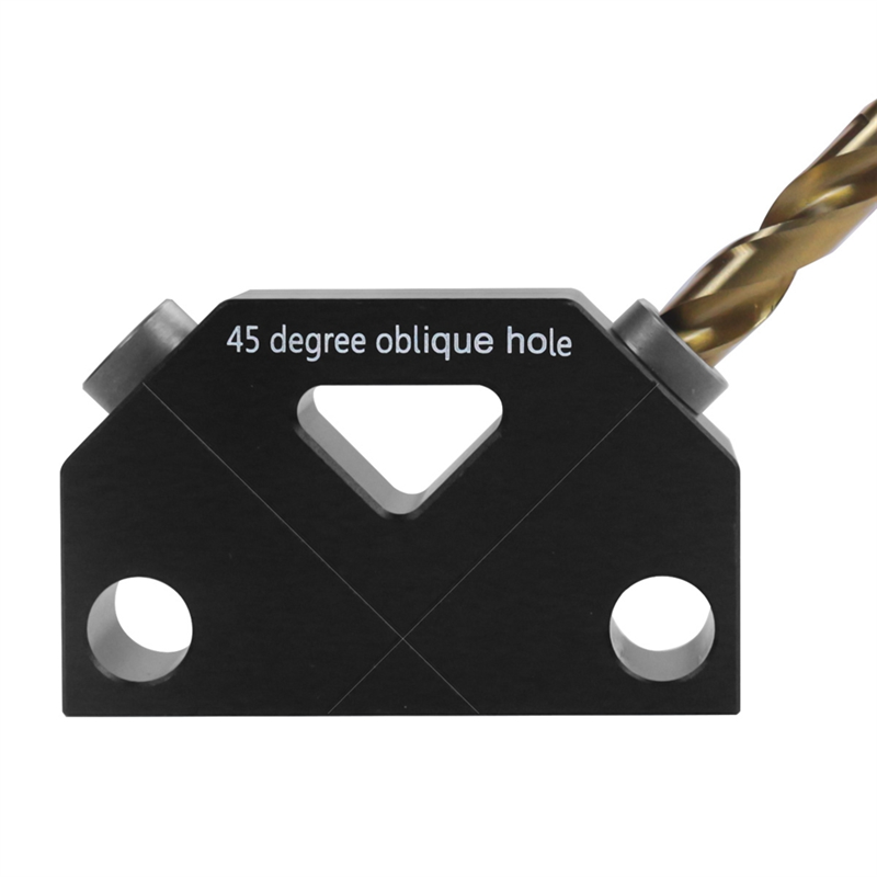 Pocket Hole Jig Set -45° Punch Locator Angle Woodworking Tool Hole Screw Jig Positioner Drilling Dowel Drill Guide Joiner Set Kit. 