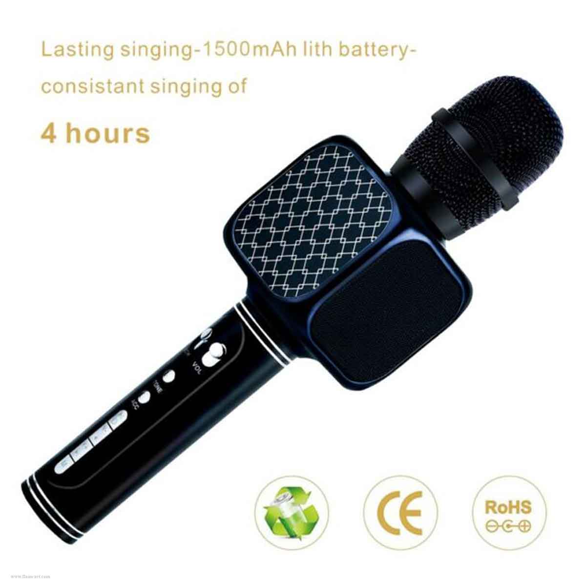 SU.YOSD YS-69 Portable Magic Karaoke Bluetooth Wireless Handheld Cellphone Microphone support USB / TF MP3 Player. 