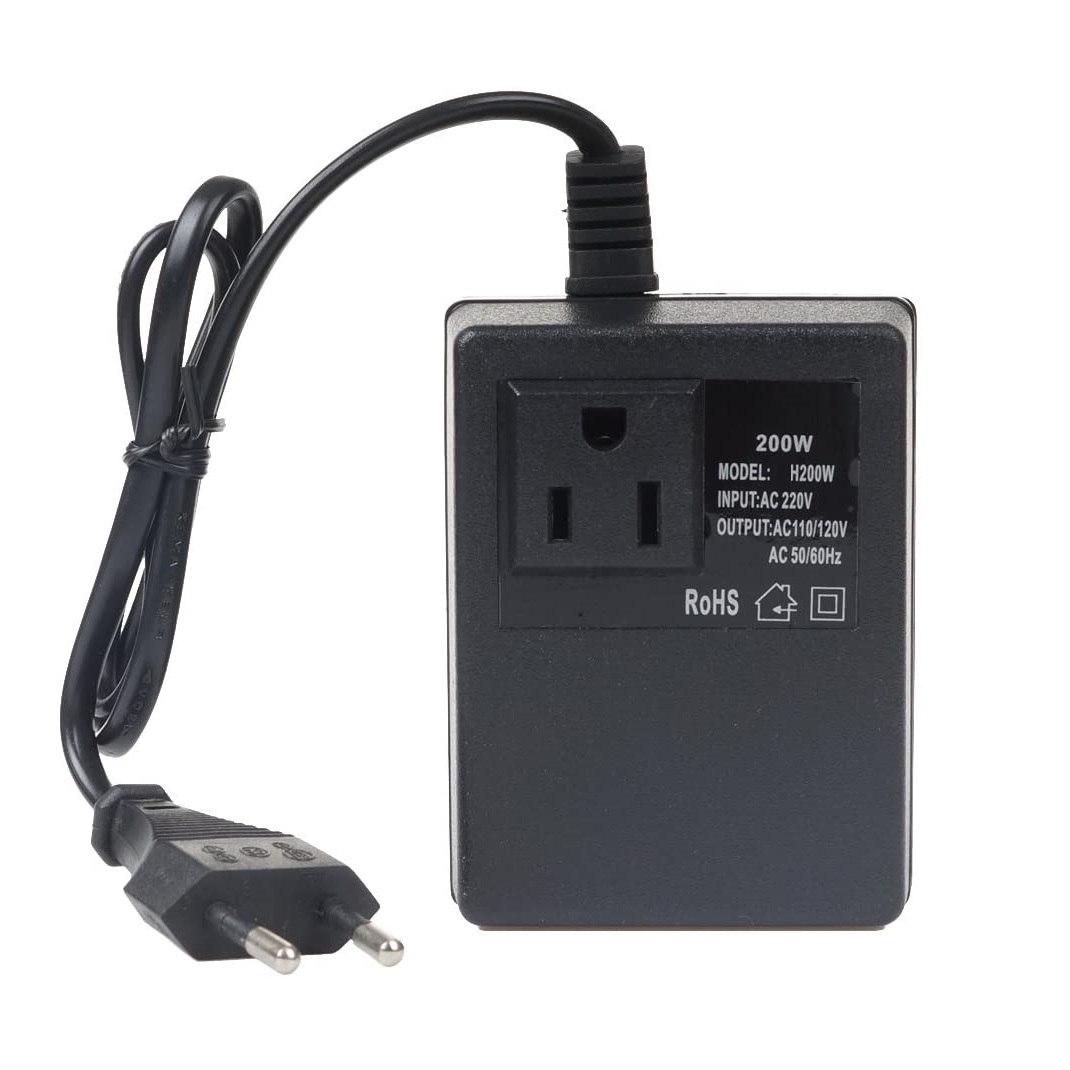 Step Down Transformer 220V to 110V Converter 200w Travel Adapter Voltage Converter ToolBox Bangladesh