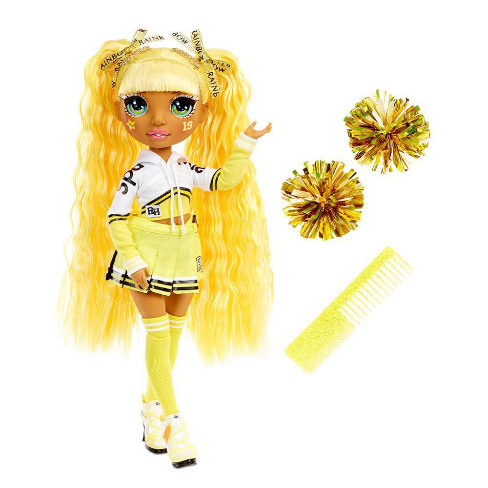 Rainbow High Cheerleader Ruby Anderson Doll | Size: 11inch/28cm | Fully Movable | Arms And Legs Can Be Bend. 