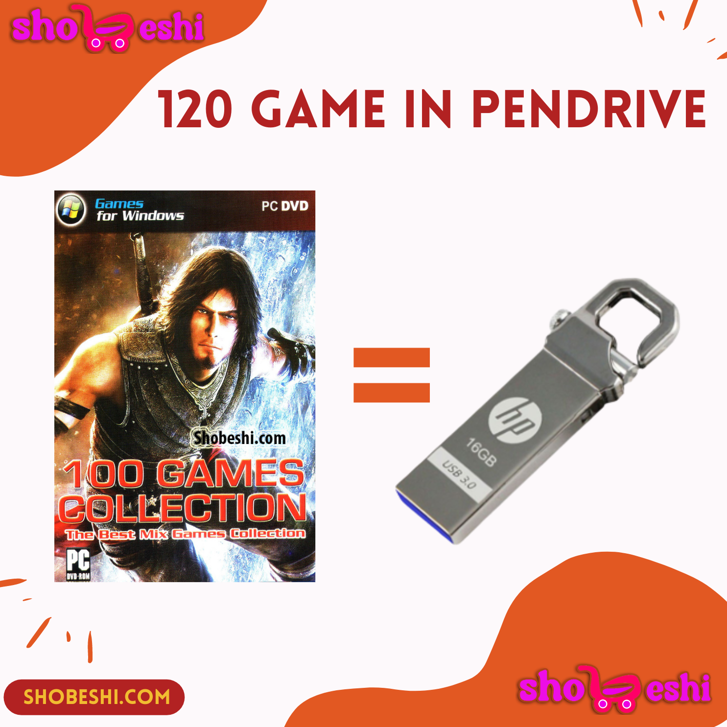 100 game  IN PENDRIVE