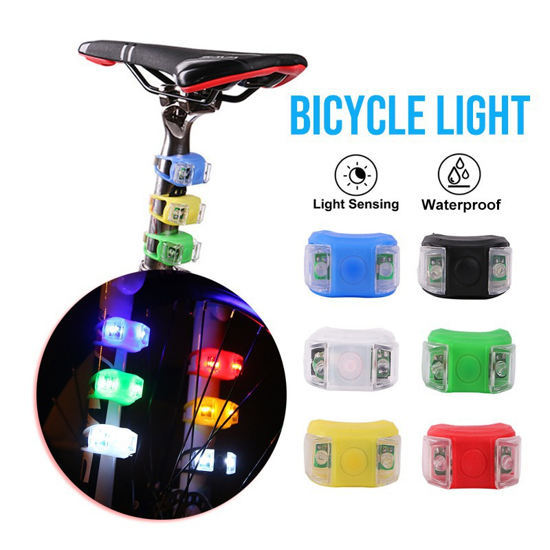 Bicycle Safety Light Cycling Bike MTB lampu Lajak (3 Mode) 2pc Frog Strobe Tail Rear Light Warning Light Lampu Basikal. 