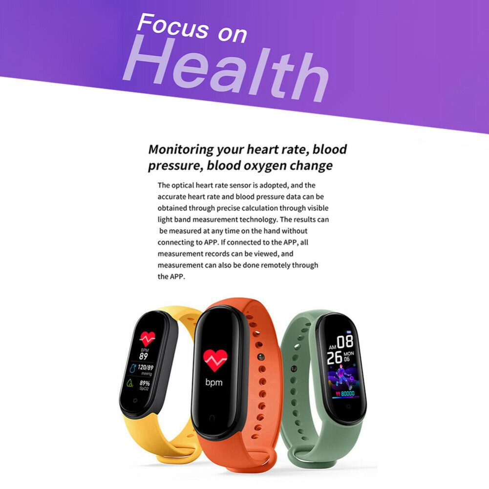S-way M5 Fitness Pedometer Smart Watch Walk Step Counter Monitor Smart Bracelet Waterproof Smart Watch For Android/IOS. 