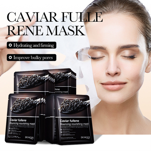 BIOAQUA Caviar Fullene Bouncing Nourishing mask 25g. 