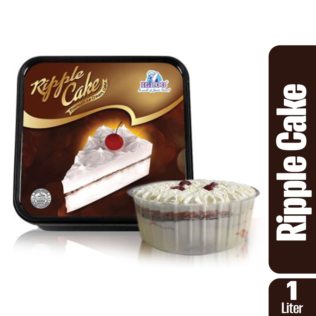 Ripple Cake 1 Liter l Igloo Ice Cream