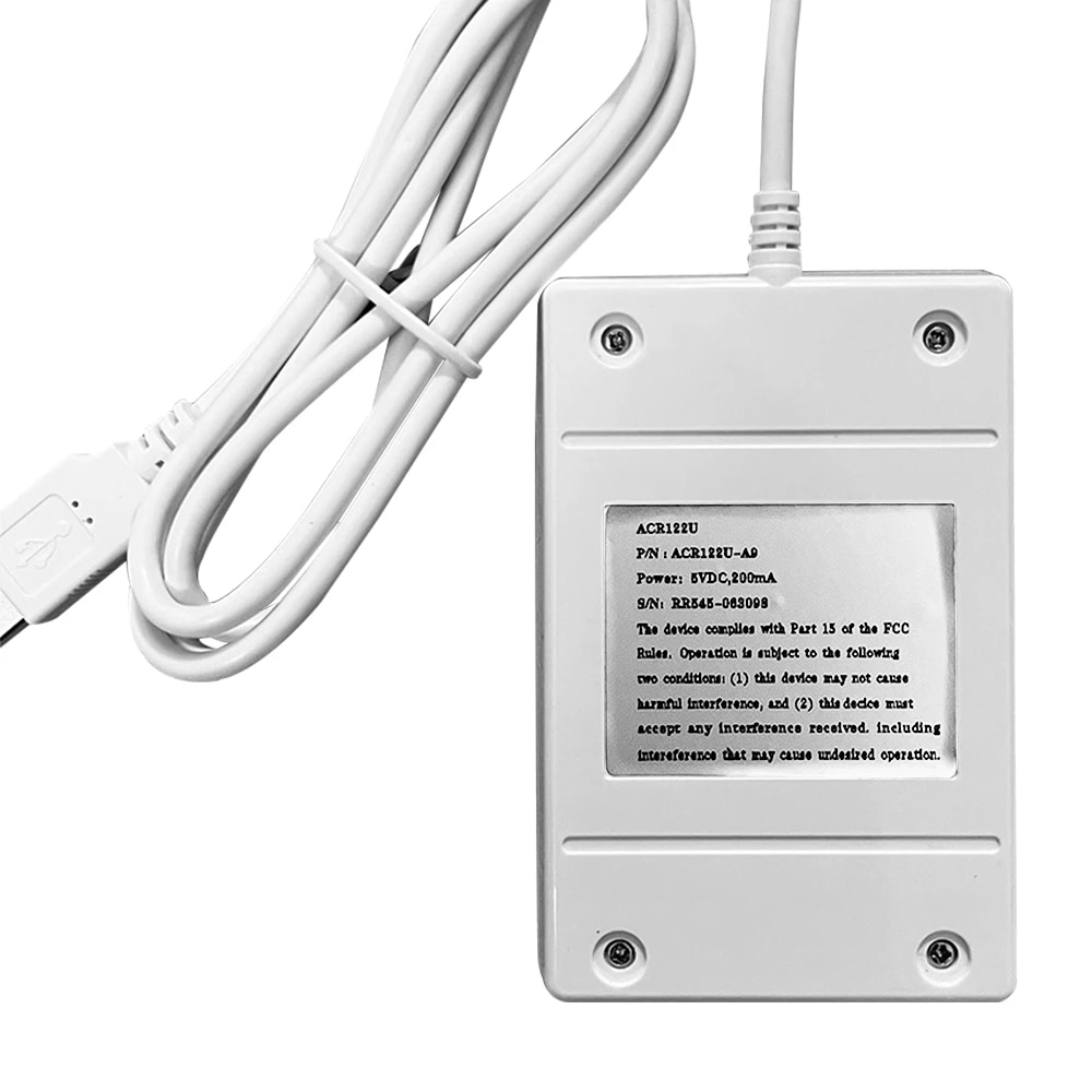 RFID Smart Card Reader Contactless Writer Copier Duplicator Writable Clone NFC ACR122U USB S50 13.56mhz M1 Card Reader. 
