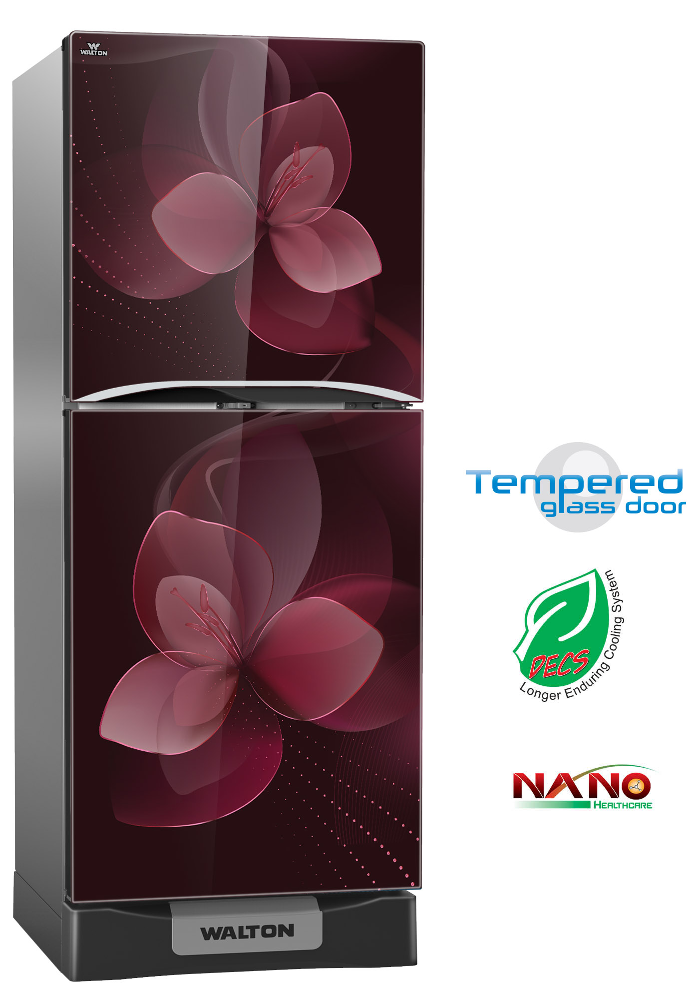 Walton WFB-2B6-GDEL-XX Direct Cool Refrigerator - 252 Ltr - 156956