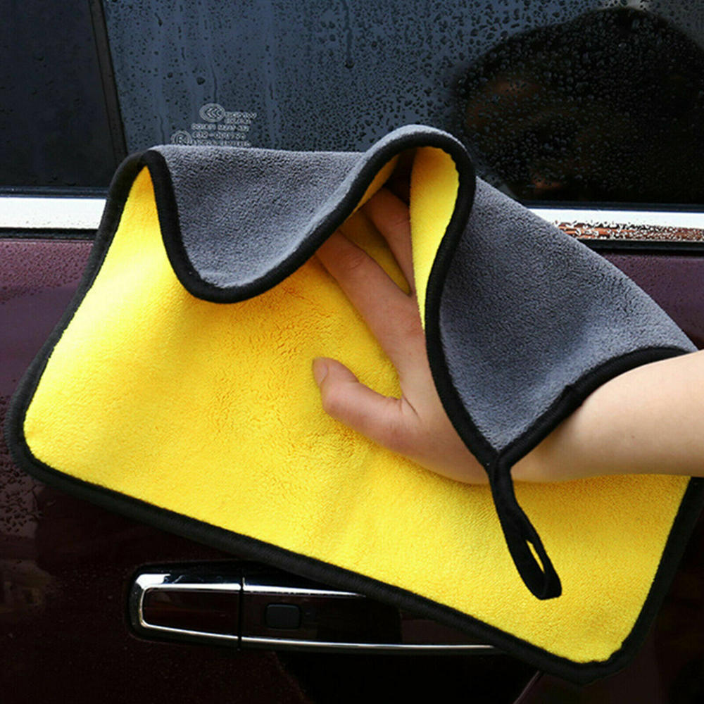Quick-drying Car wash cloth Scratch-free Soft Lightweight Super absorbent towel Double-sided Lint-free Polishing cloth for Car. 