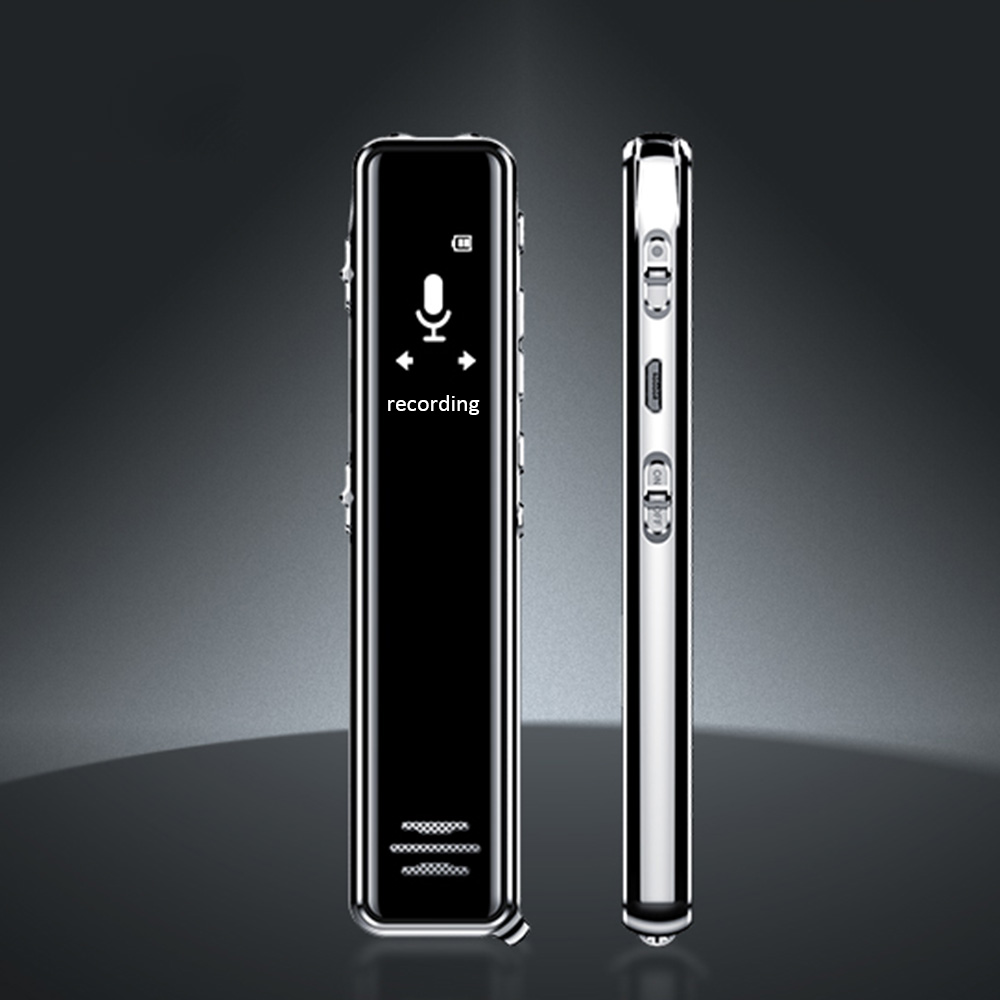 RD Q22 Mini Digital Voice Recorder Audio Pen 8GB 16GB 32GB Business Conference Voice Activated Recording Long Standby Large Capacity External MP3 Player. 
