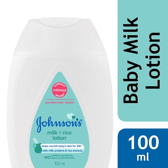 Johnson's Baby Milk and Rice Lotion, 100ml