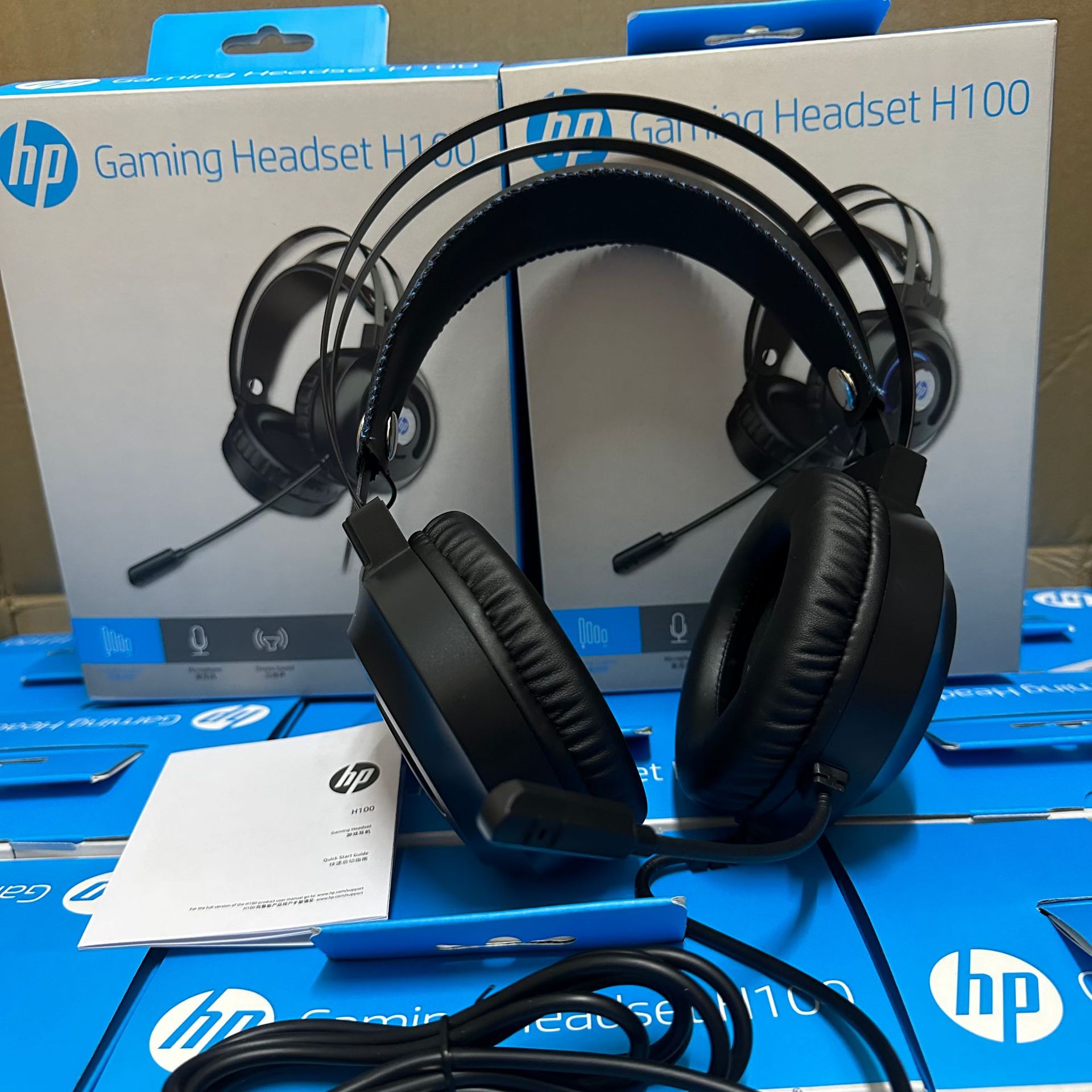 Pt H100 Computer Headset Headset Noise Cancelling Game Desktop Computer Mobile Phone Notebook Factory. 
