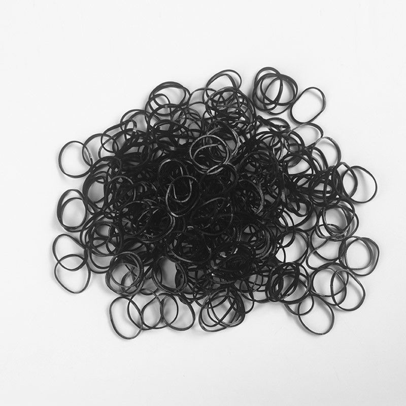 Korean style small rubber band headband hair band thickened disposable girl adult hair band black head accessories children