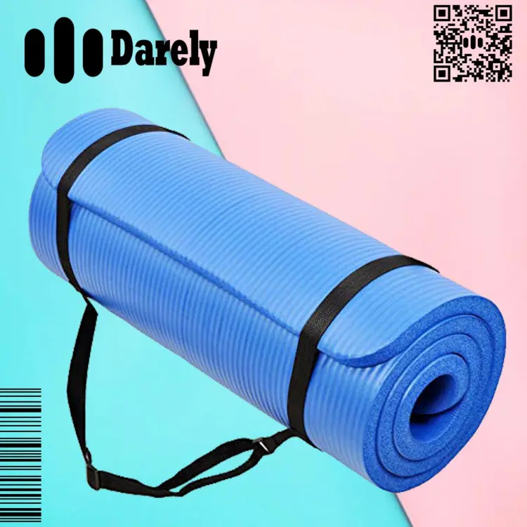 premium Yoga And Gym Mat 8 mm Blue by SK SPORTS