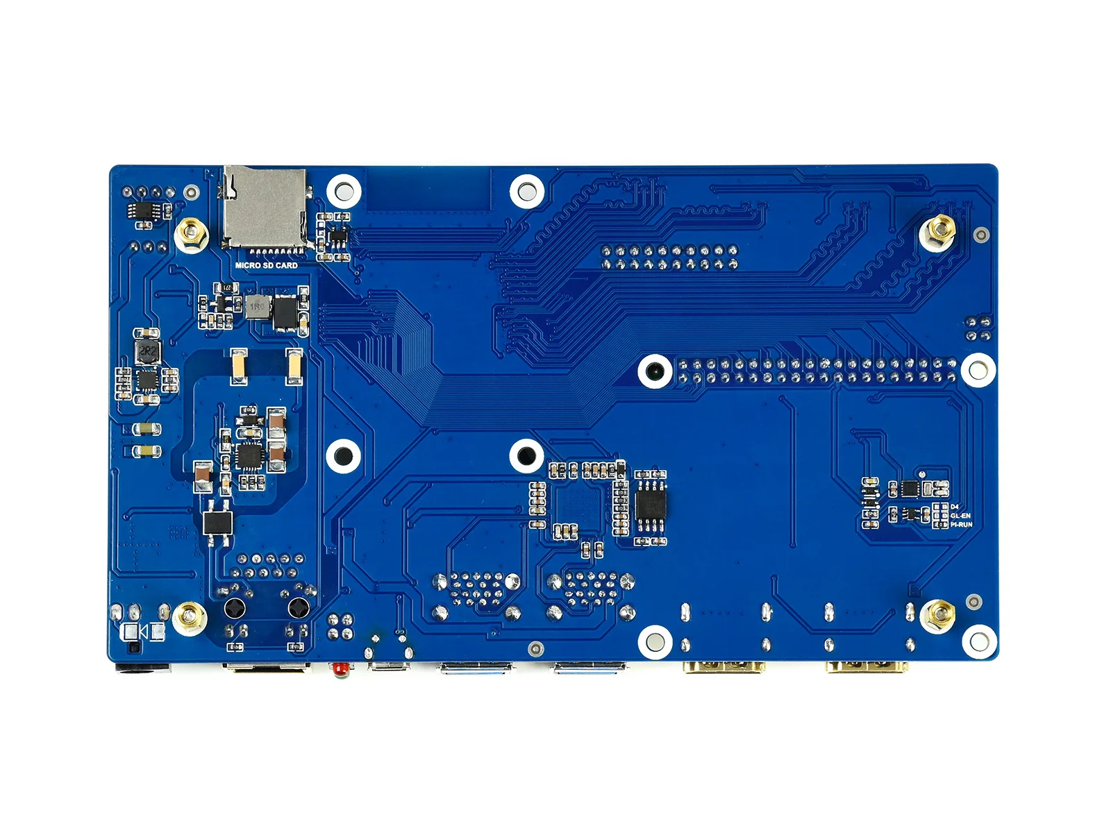 Waveshare Raspberry Pi Compute Module 4 IO Board With PoE Feature, For All Variants Of CM4, Gigabit Ethernet RJ45 with PoE. 