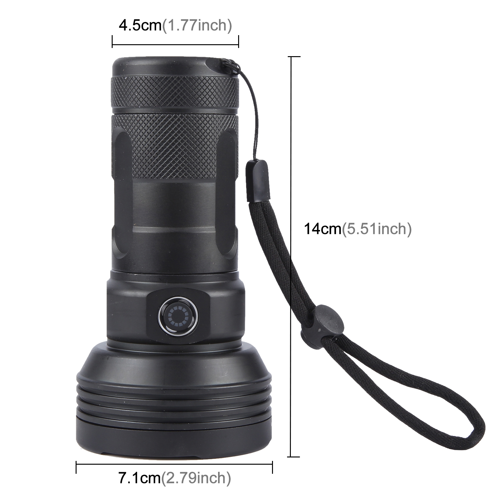 W5202-1 31 LEDs 5500LM High Brightness Rechargeable Flashlight. 